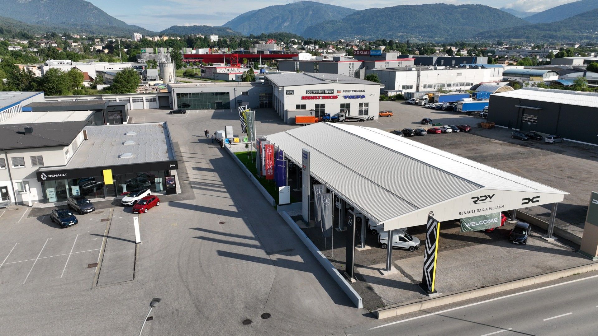 RDV Gesamtbetrieb Autohaus von oben